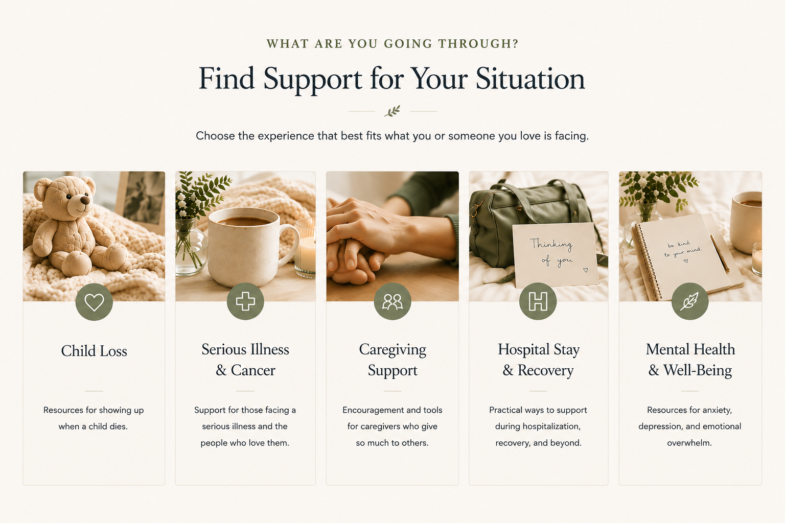 A warm guide for finding the right kind of support